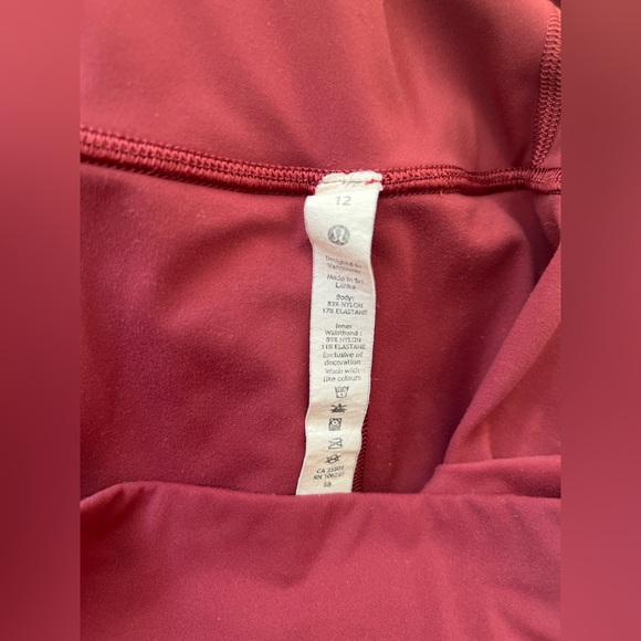 Lululemon Athletica Berry Leggings 25” - Picture 3 of 5